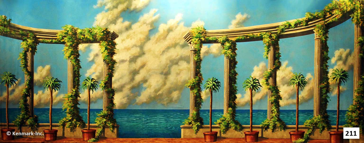 Mediterranean Seaside Cafe