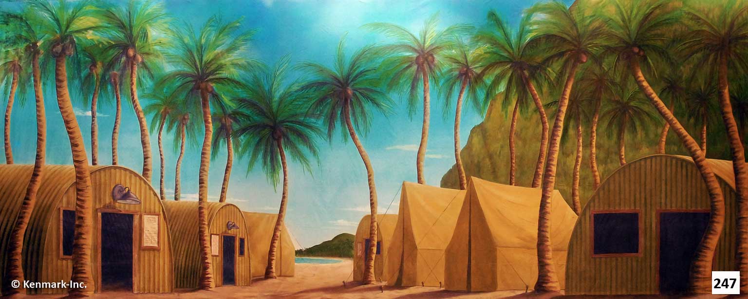 Quonset Hut and Tent Barracks