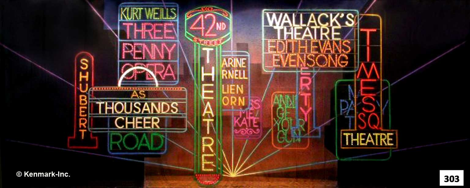 Broadway Sign Collage