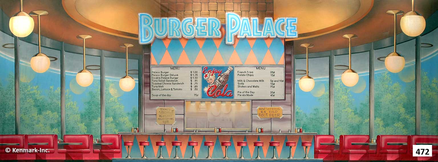 Drive In Restaurant Interior Daytime