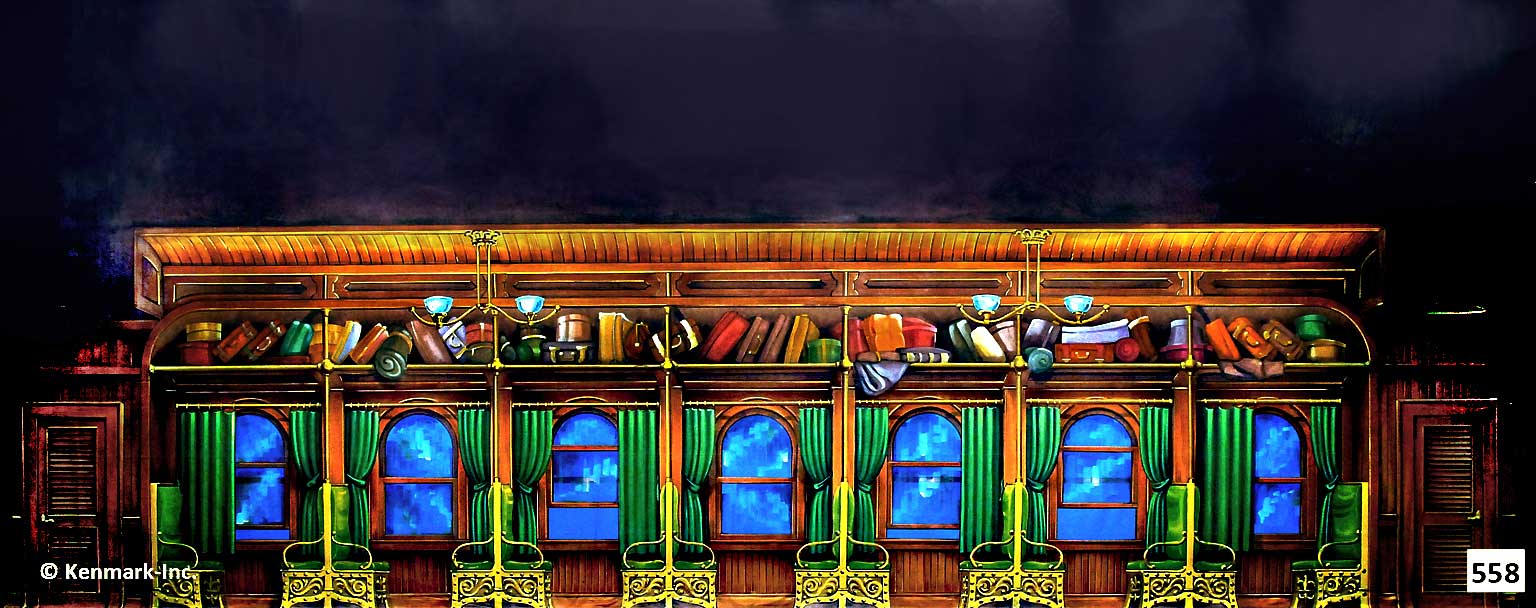 Railroad Coach Interior