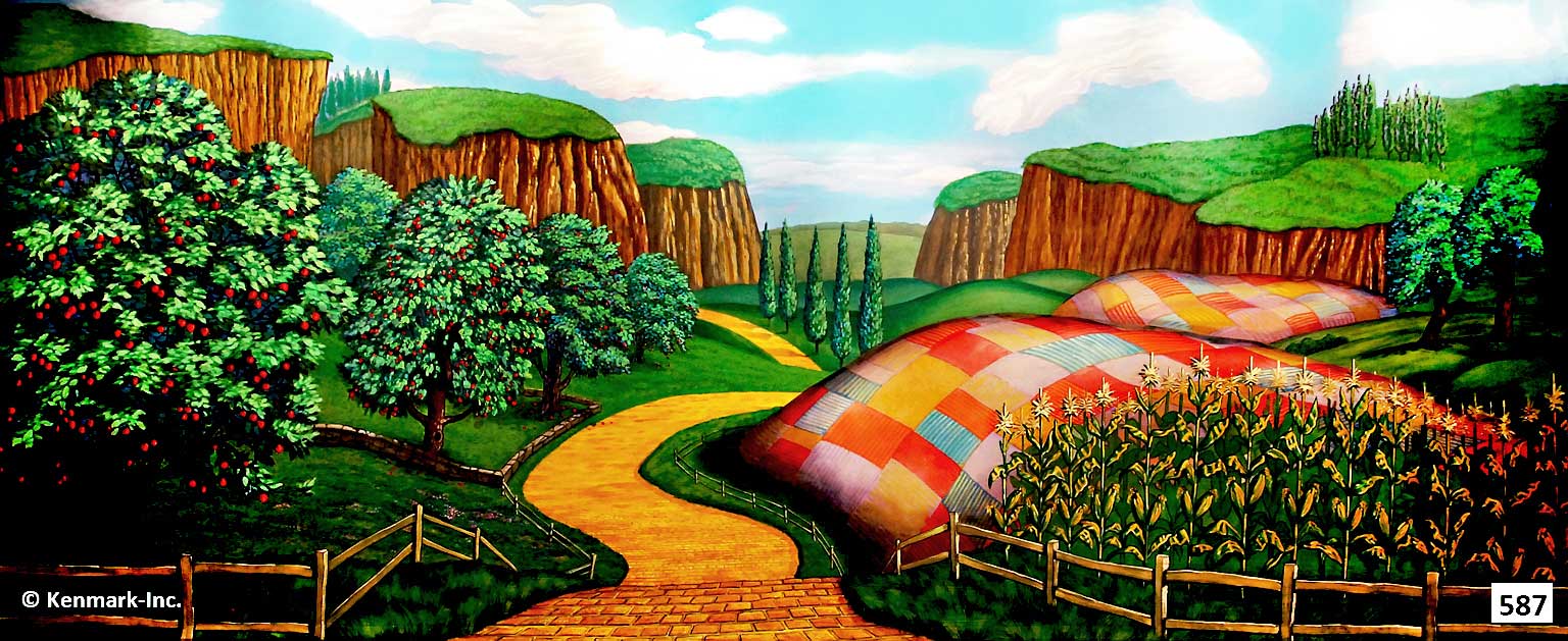 Munchkinland Road Scene