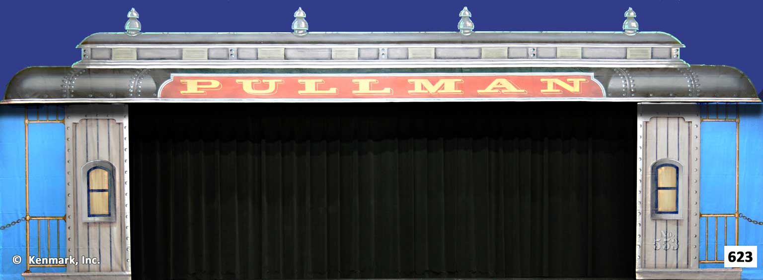 Railroad Coach Border Legs