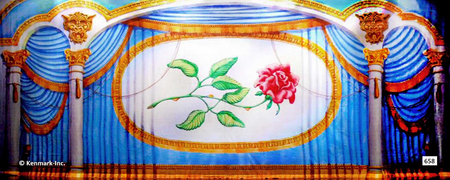 Beauty and Beast Act Curtain SCRIM