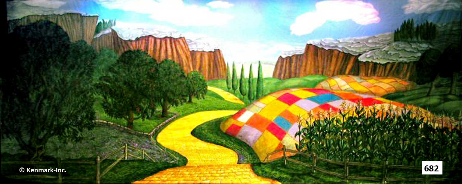 Munchkinland Road Scene