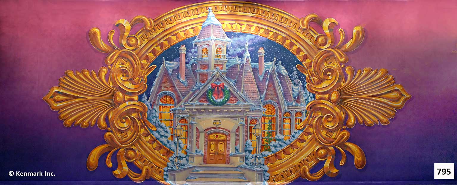 Nutcracker Act Curtain Scrim